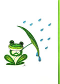 #247 - Frog w/Umbrella