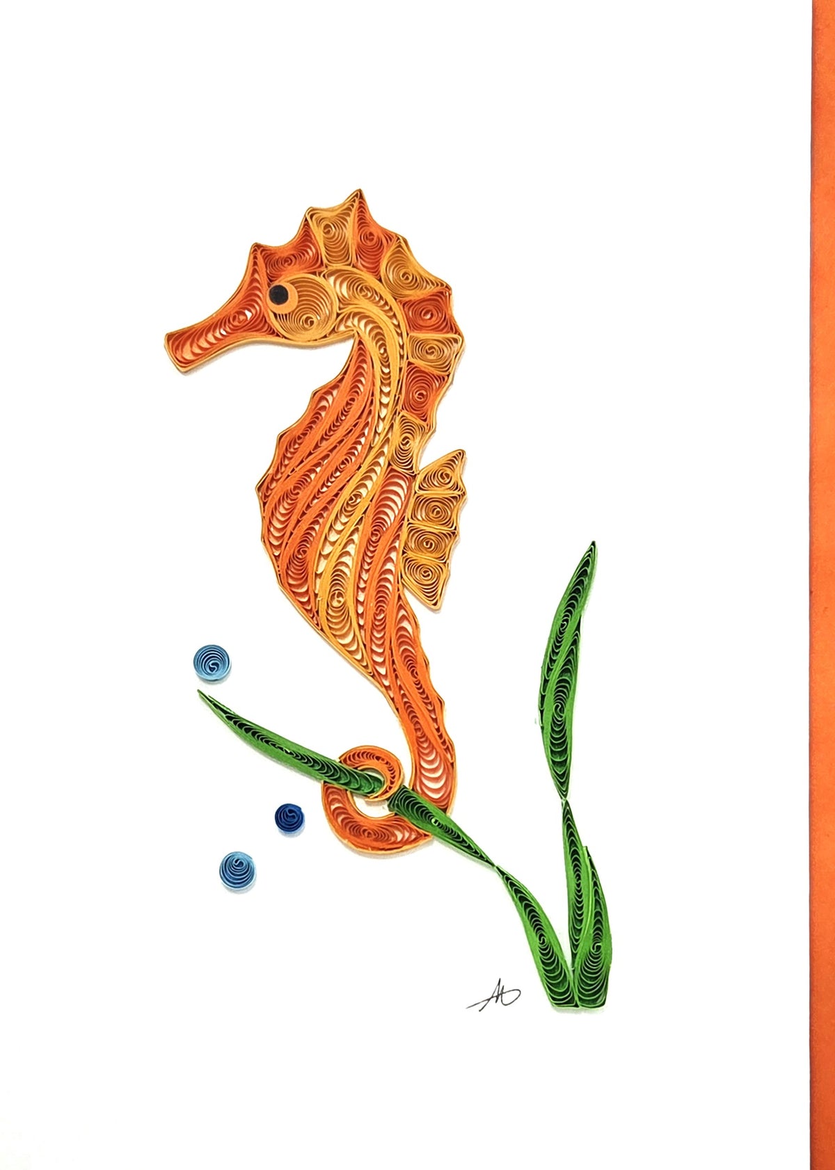 #252 OG - Orange Seahorse