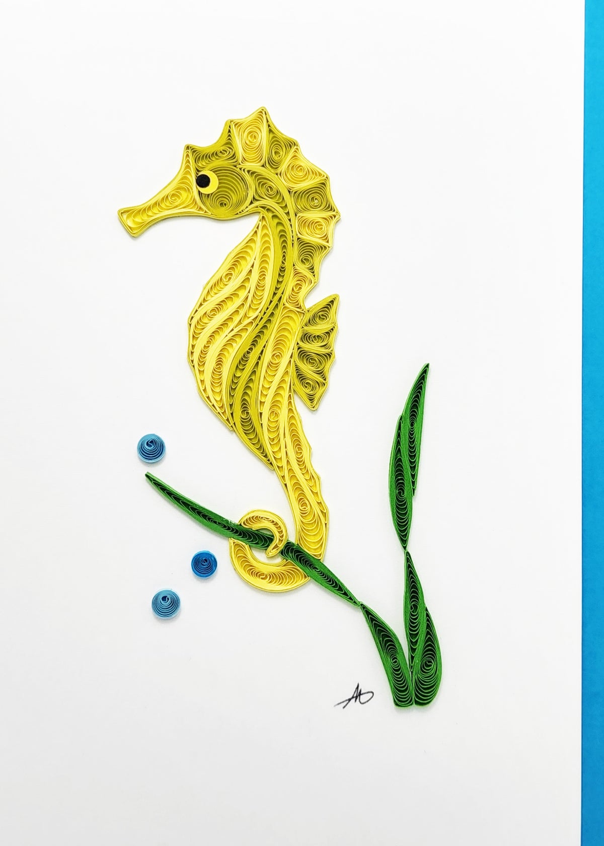 #252 Y - Yellow Seahorse