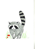 #293 - Racoon w/Mushroom