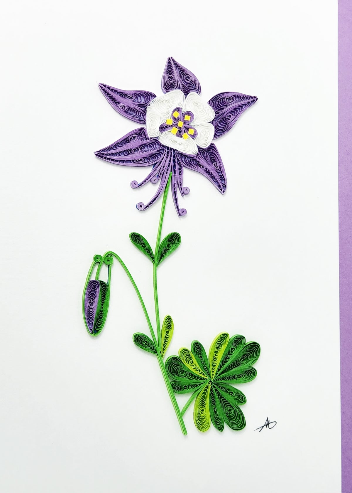 #321 P - Purple Columbine