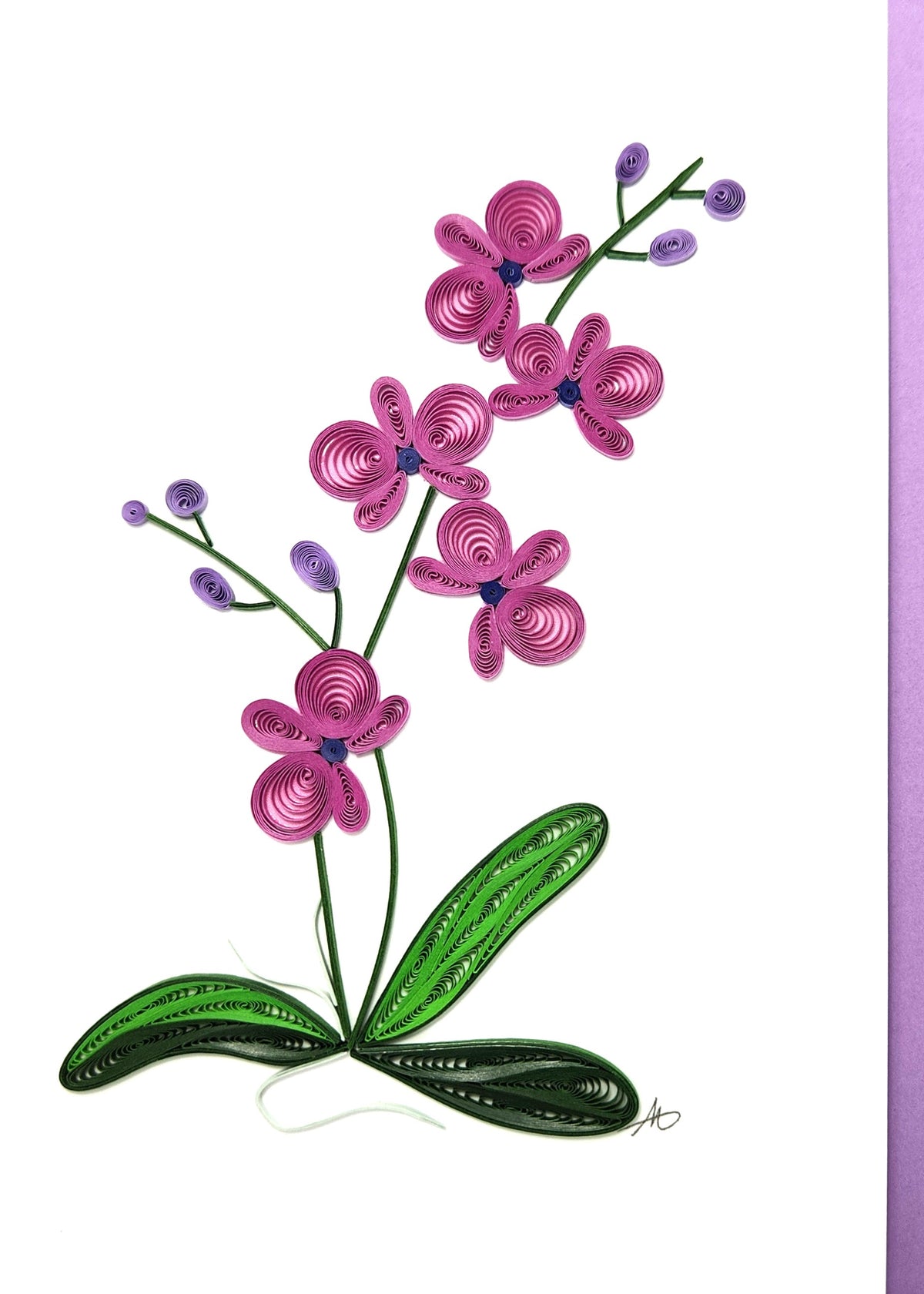 #327 P - Purple Orchid