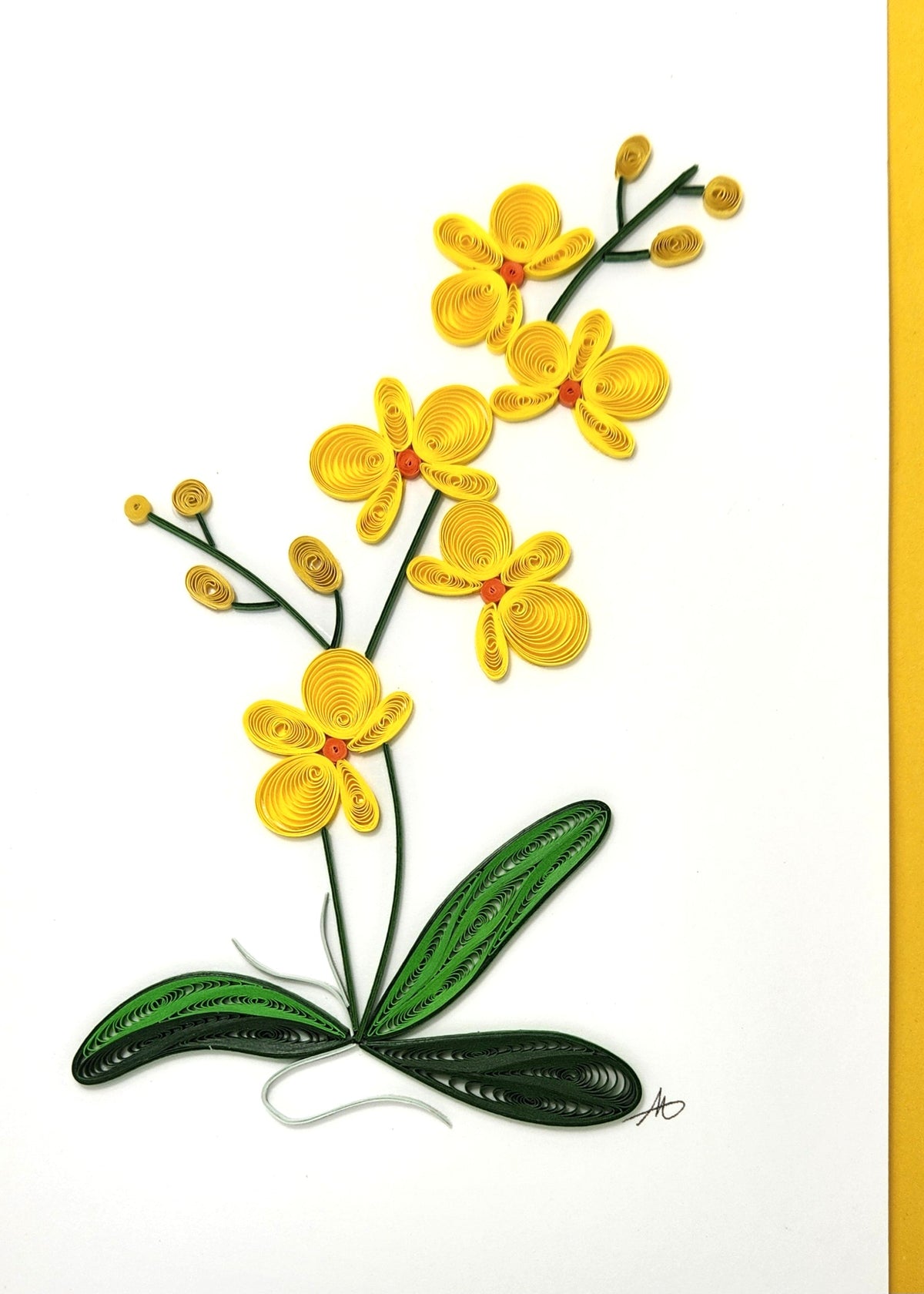#327 Y - Yellow Orchid