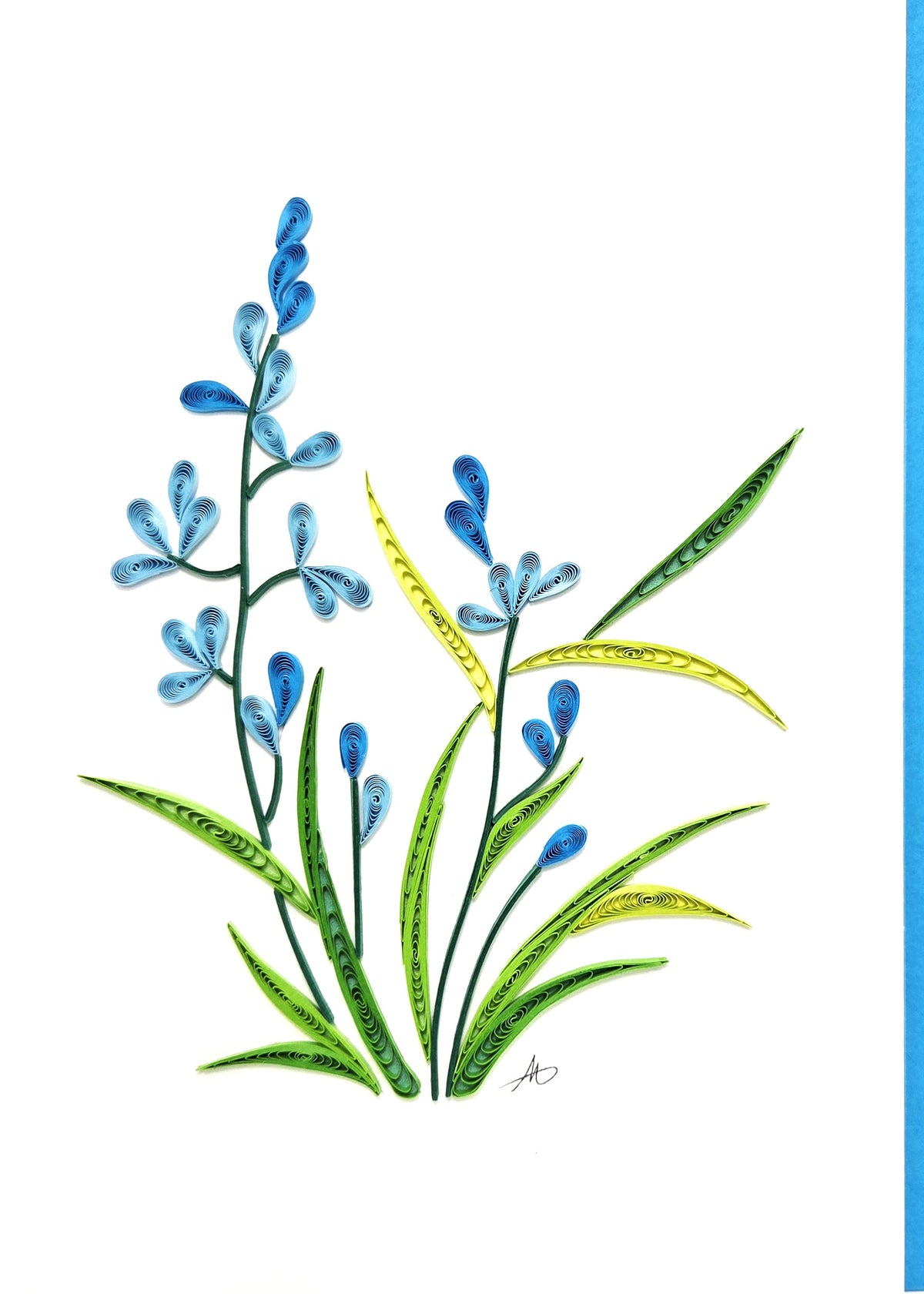 #343 - Blue Wild Flower