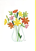 #346 - Orange and Yellow Flowers In Vase