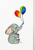 #405 - Baby Elephant w/ Balloons