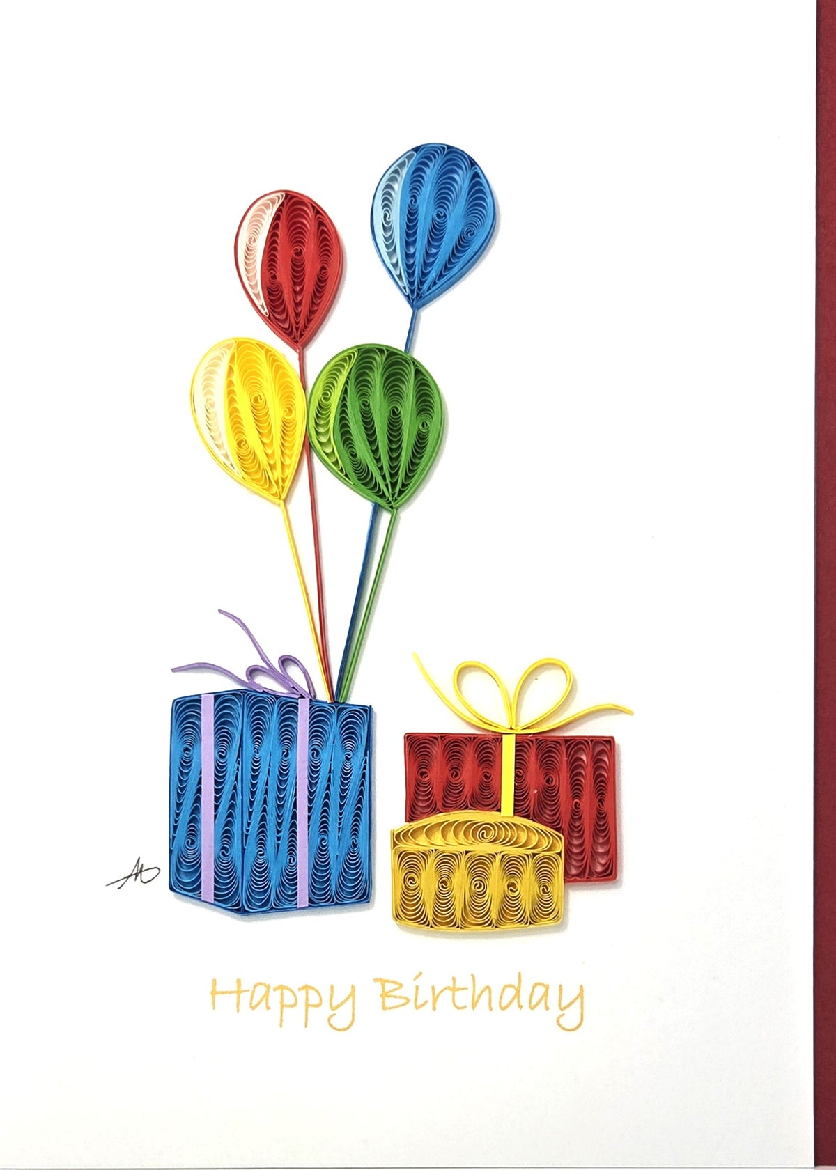 #507 - Happy Birthday Gifts and Balloons