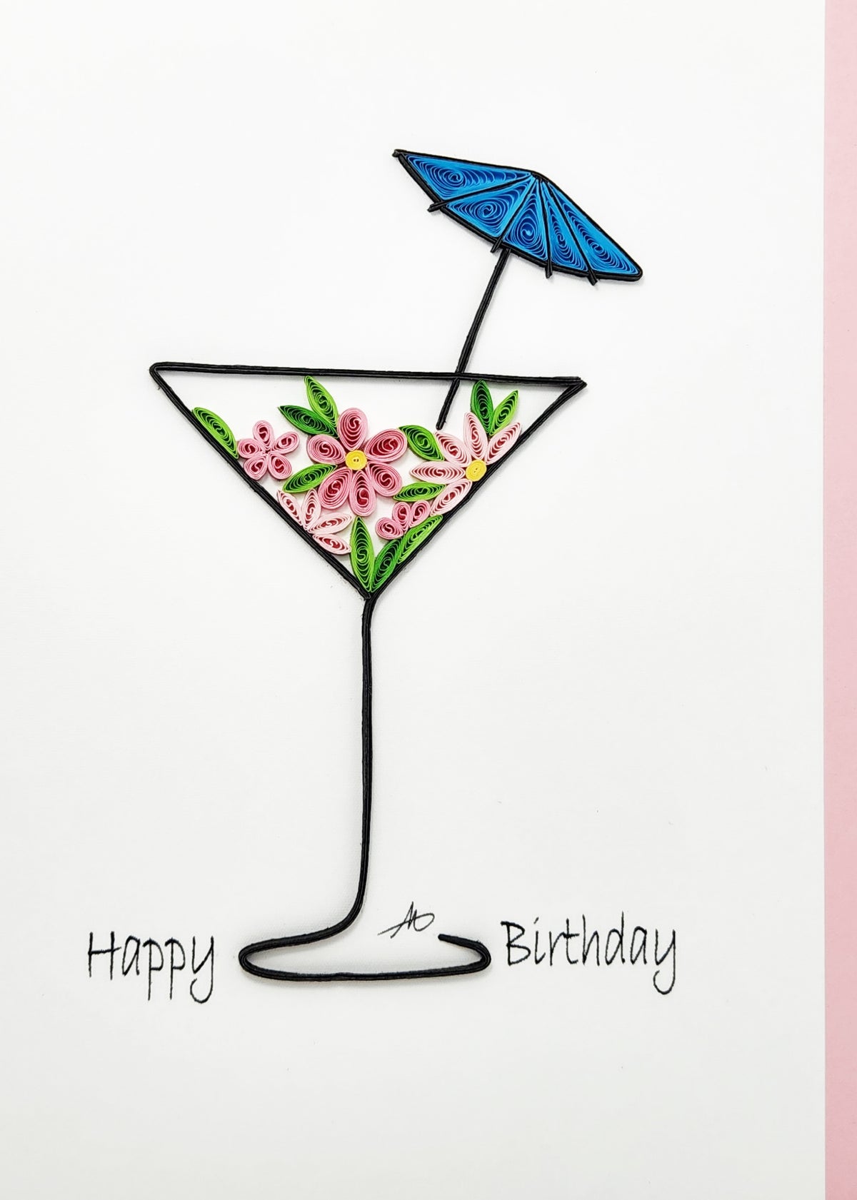 #512 F - Happy Birthday Matini