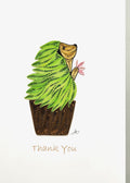#708 H - Thank You Hedgehog