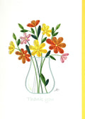 #708 F - Thank You Flowers Vase