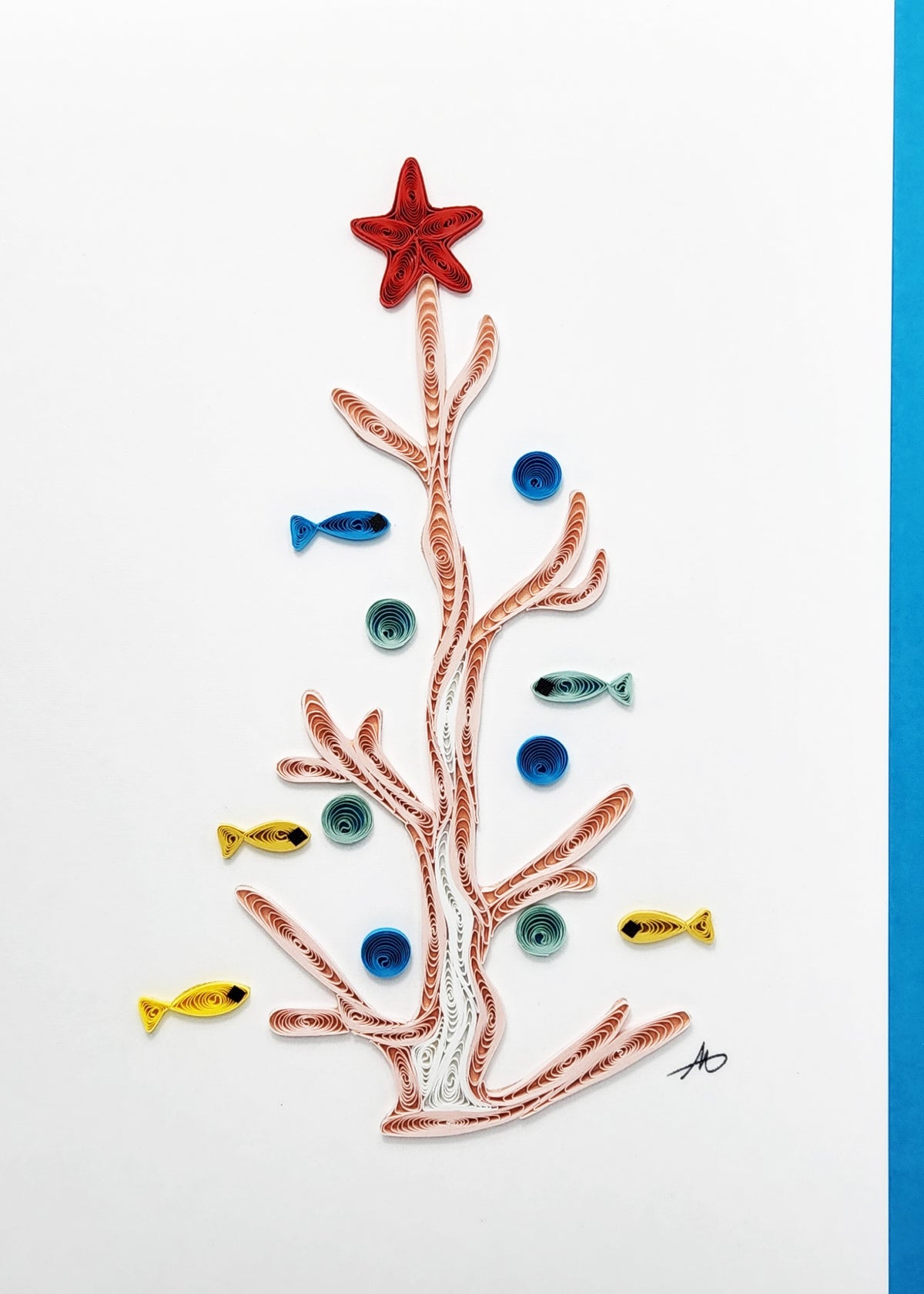 #811 - Coral Christmas Tree