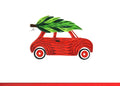 #813 - Car with Pine Tree