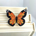 #902-Orange Butterfly Bookmark