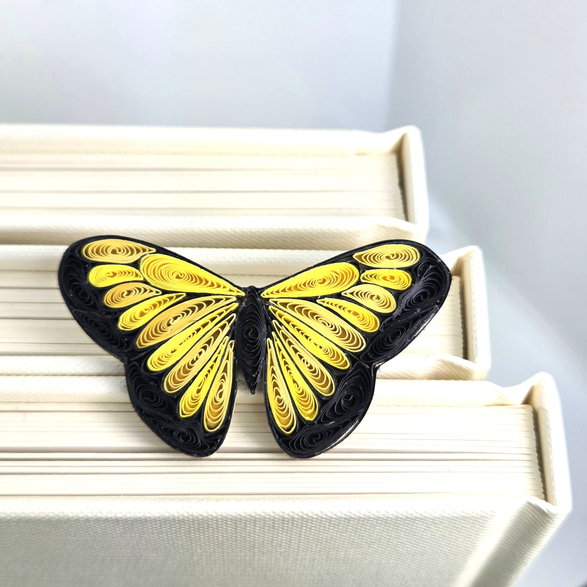 #903-Yellow Butterfly Bookmark