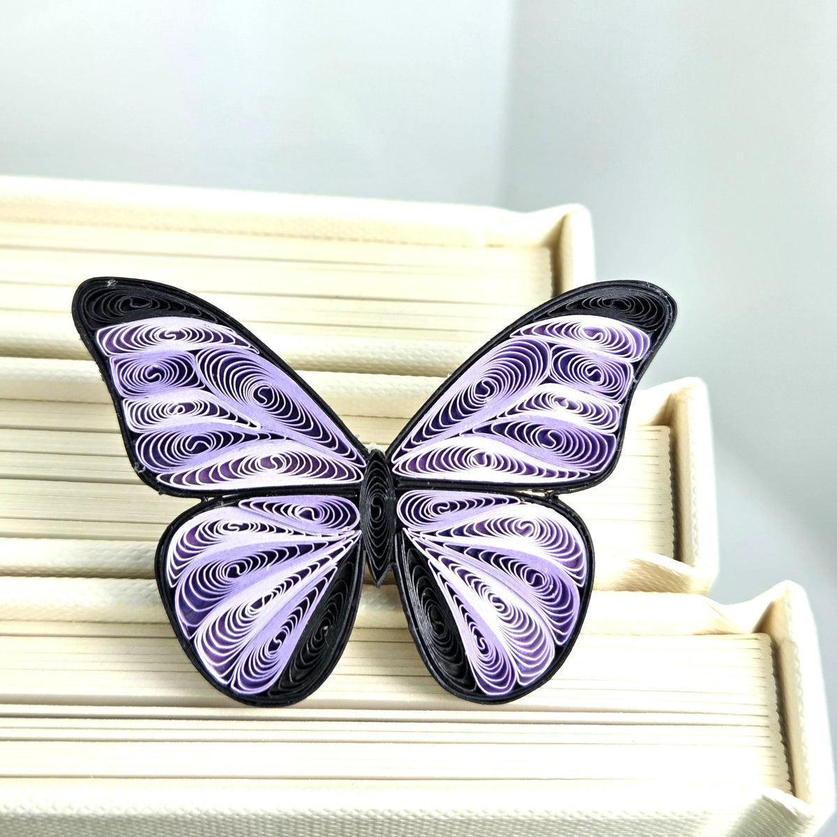 #906-Purple Butterfly Bookmark