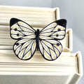 #908-White Butterfly Bookmark