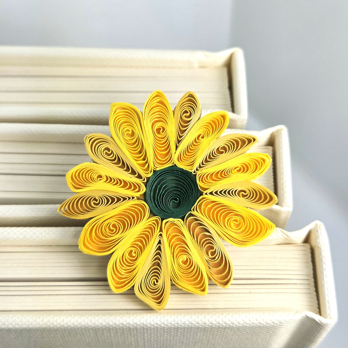 #911-Yellow Flower Bookmark