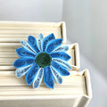 #912-Blue Flower Bookmark