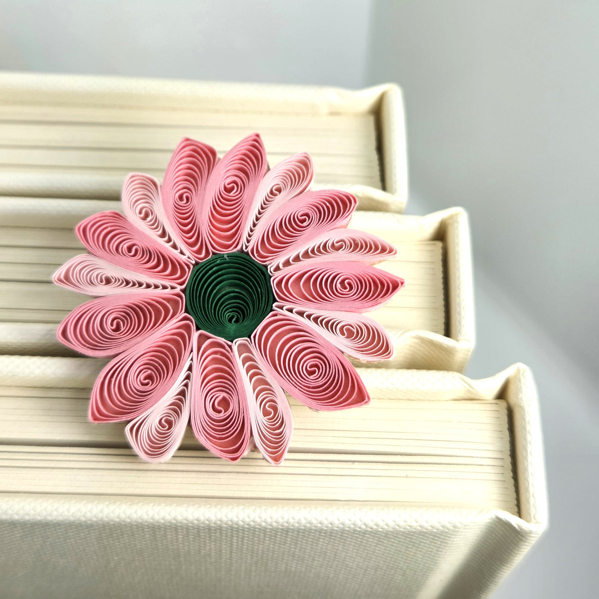 #914-Pink Flower Bookmark